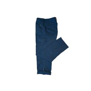 KÜHL Women's FreeFlex Roll-Up Pants Blue Rainstorm, Size 14